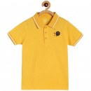 Miniklub Polo Tee - Yellow, 2-3yr